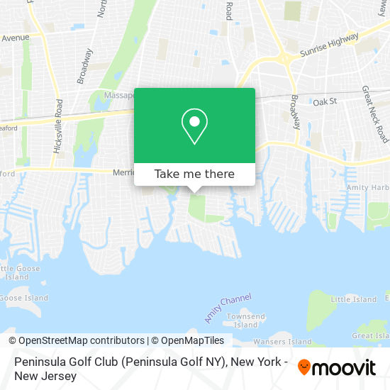 Peninsula Golf Club (Peninsula Golf NY) map