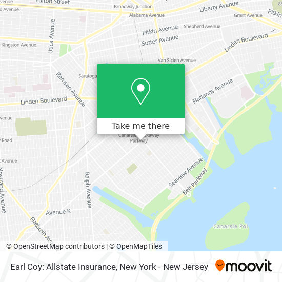 Earl Coy: Allstate Insurance map