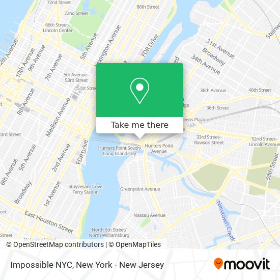 Mapa de Impossible NYC