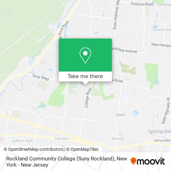Mapa de Rockland Community College (Suny Rockland)