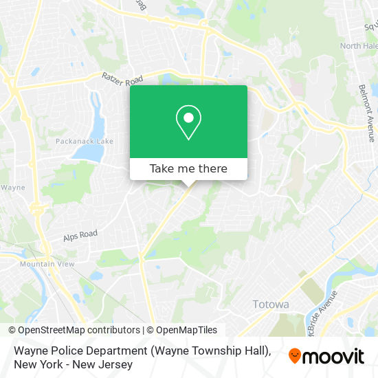 Wayne Police Department (Wayne Township Hall) map