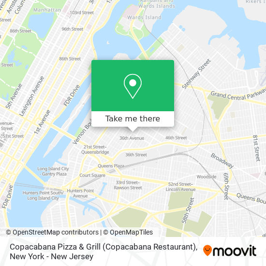 Copacabana Pizza & Grill (Copacabana Restaurant) map