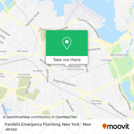 Mapa de Kendel's Emergency Plumbing