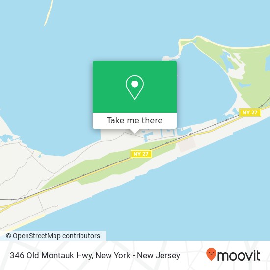 346 Old Montauk Hwy, Amagansett, NY 11930 map