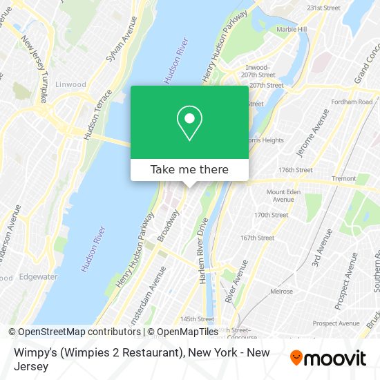 Mapa de Wimpy's (Wimpies 2 Restaurant)