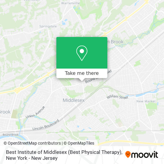 Best Institute of Middlesex (Best Physical Therapy) map