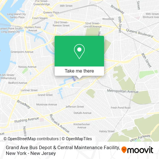 Grand Ave Bus Depot & Central Maintenance Facility map