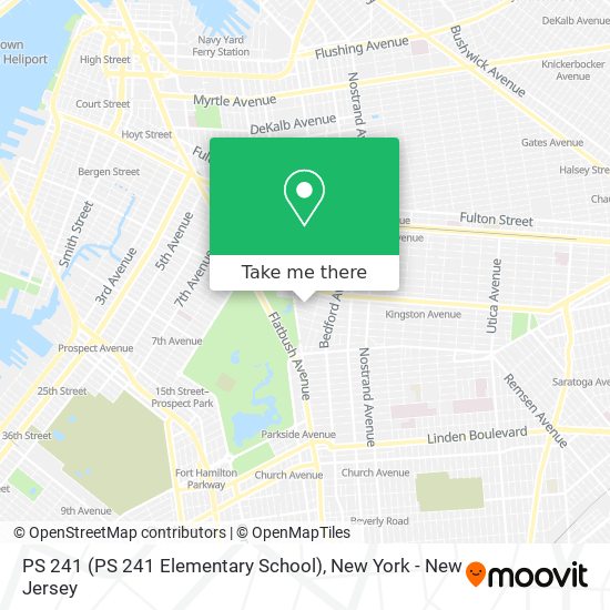 Mapa de PS 241 (PS 241 Elementary School)