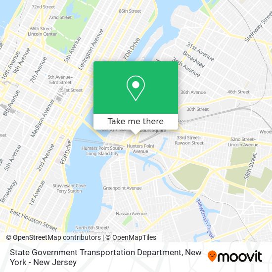 Mapa de State Government Transportation Department