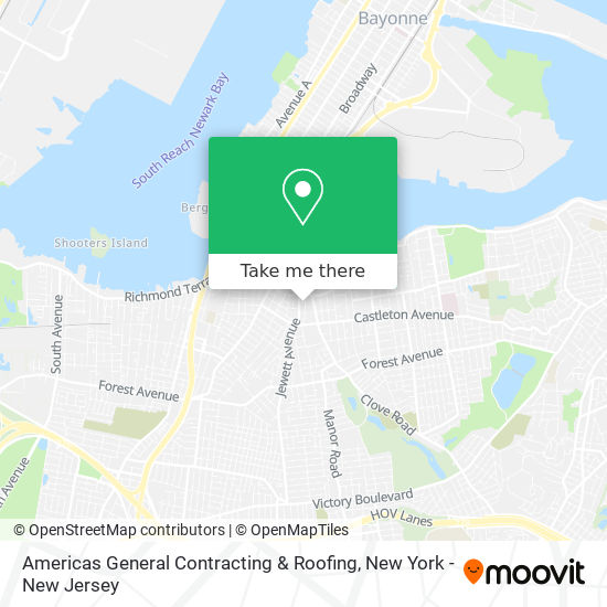 Mapa de Americas General Contracting & Roofing