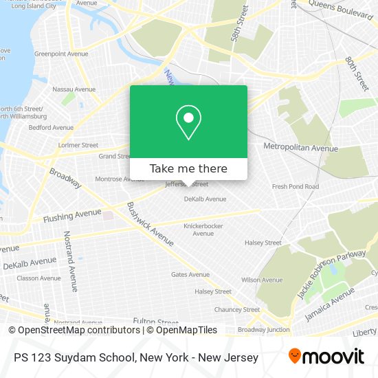 PS 123 Suydam School map