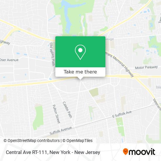 Mapa de Central Ave RT-111