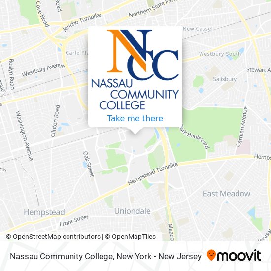 Mapa de Nassau Community College