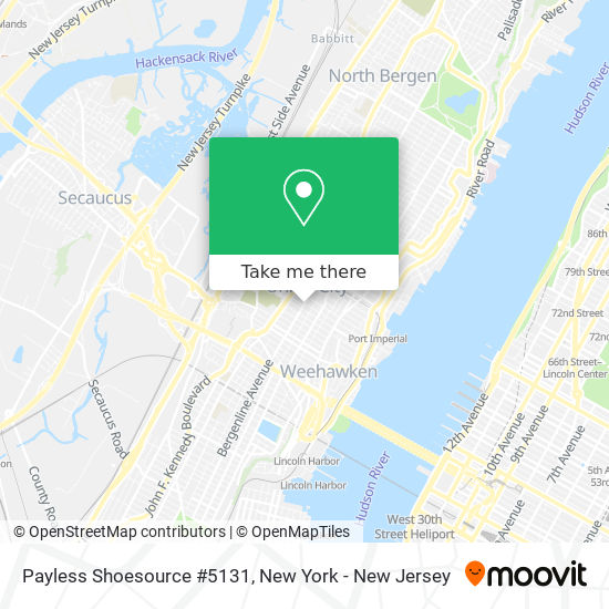 Payless Shoesource #5131 map