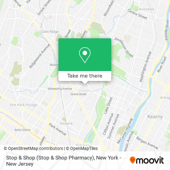 Mapa de Stop & Shop (Stop & Shop Pharmacy)