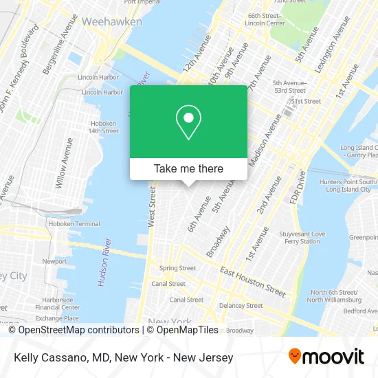 Kelly Cassano, MD map