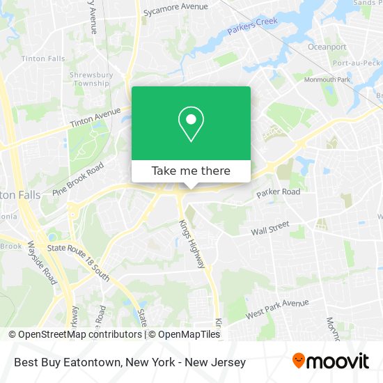 Mapa de Best Buy Eatontown