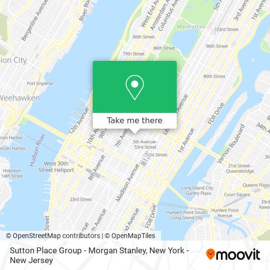 Sutton Place Group - Morgan Stanley map