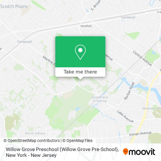 Mapa de Willow Grove Preschool (Willow Grove Pre-School)