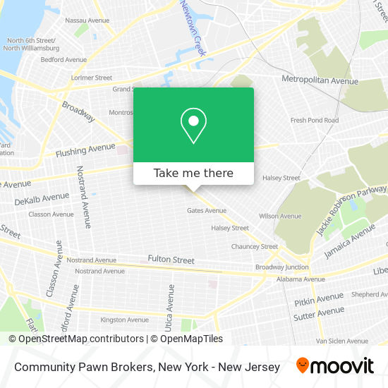 Community Pawn Brokers map