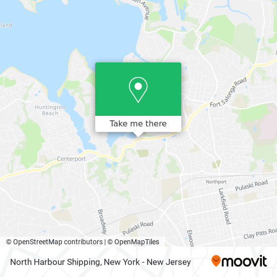 North Harbour Shipping map