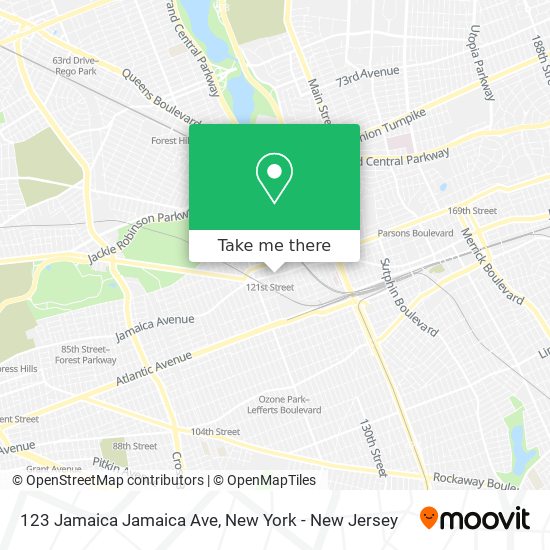 Mapa de 123 Jamaica Jamaica Ave