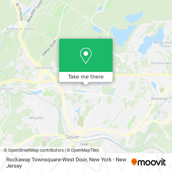 Mapa de Rockaway Townsquare-West Door