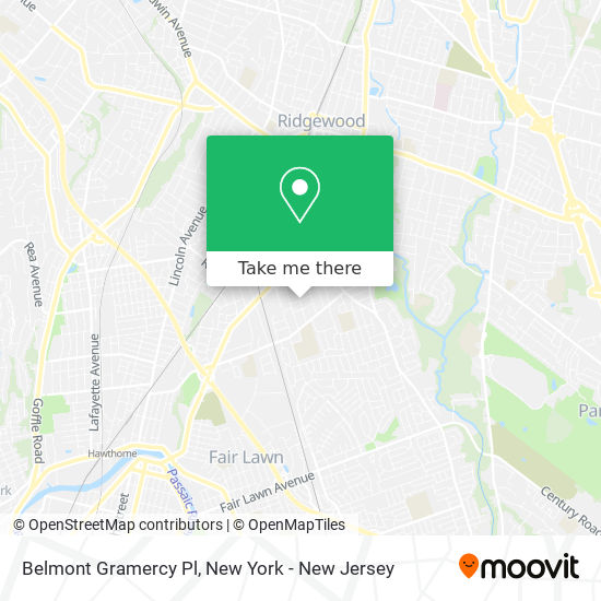 Mapa de Belmont Gramercy Pl