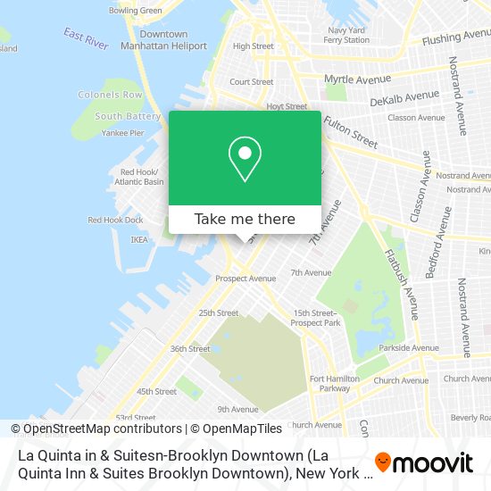 La Quinta in & Suitesn-Brooklyn Downtown (La Quinta Inn & Suites Brooklyn Downtown) map