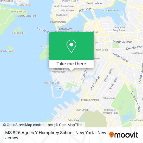 Mapa de MS 826 Agnes Y Humphrey School