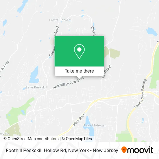 Foothill Peekskill Hollow Rd, Putnam Valley, NY 10579 map