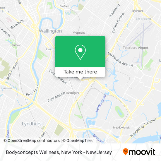 Bodyconcepts Wellness map