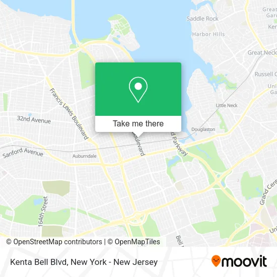 Kenta Bell Blvd map
