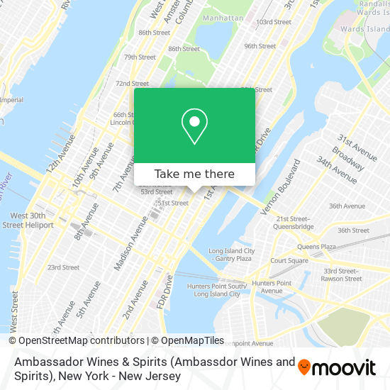 Ambassador Wines & Spirits (Ambassdor Wines and Spirits) map