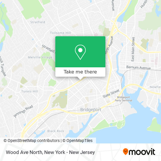 Mapa de Wood Ave North