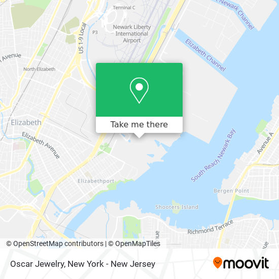 Oscar Jewelry map