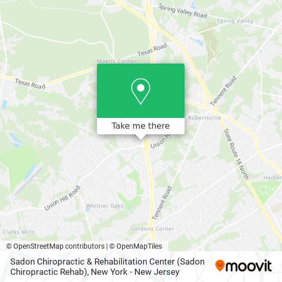 Sadon Chiropractic & Rehabilitation Center (Sadon Chiropractic Rehab) map