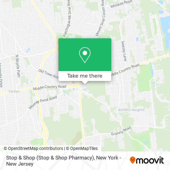 Mapa de Stop & Shop (Stop & Shop Pharmacy)