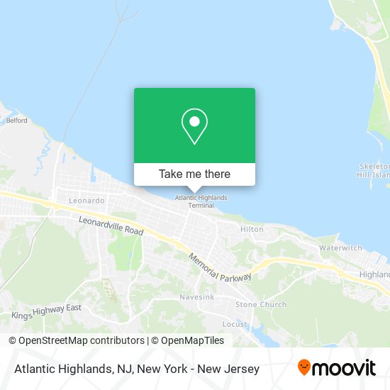 Atlantic Highlands, NJ map