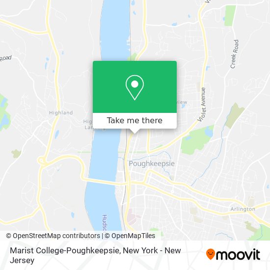 Mapa de Marist College-Poughkeepsie