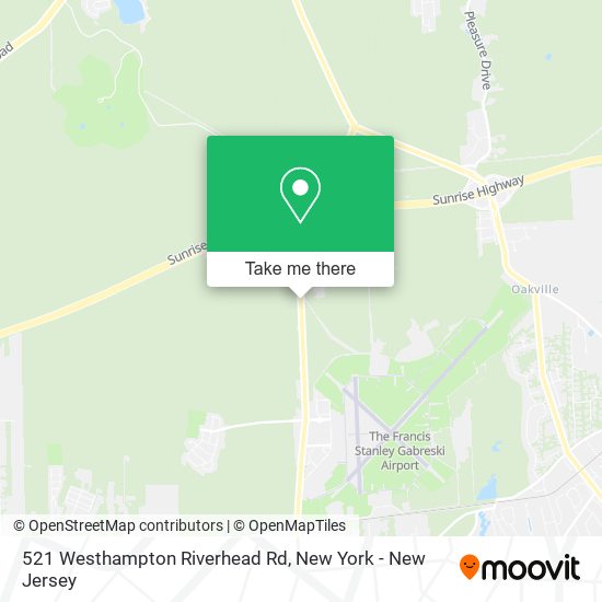 Mapa de 521 Westhampton Riverhead Rd