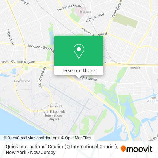 Mapa de Quick International Courier (Q International Courier)