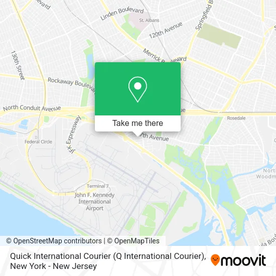 Quick International Courier (Q International Courier) map