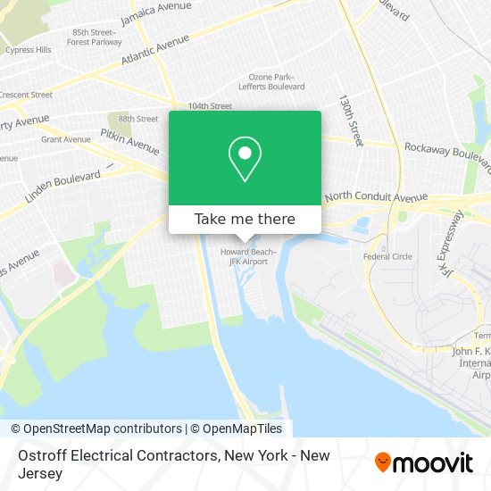 Ostroff Electrical Contractors map