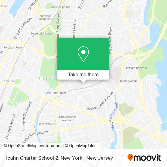 Icahn Charter School 2 map