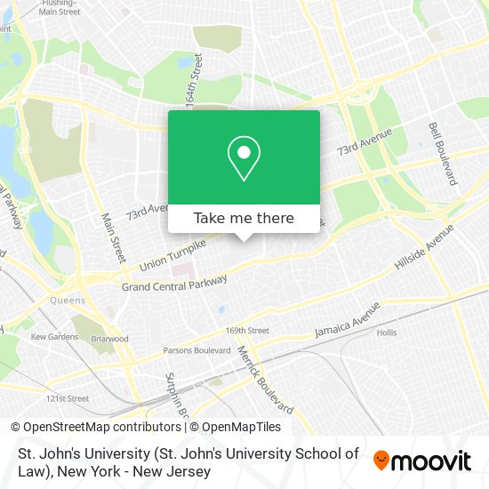 Mapa de St. John's University (St. John's University School of Law)
