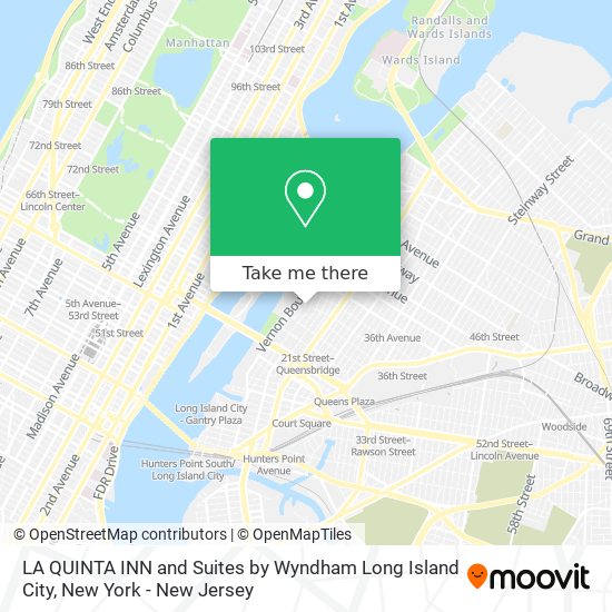 LA QUINTA INN and Suites by Wyndham Long Island City map