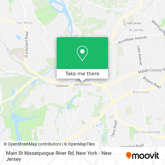 Mapa de Main St Nissequogue River Rd