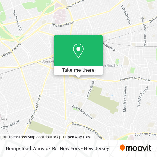 Mapa de Hempstead Warwick Rd