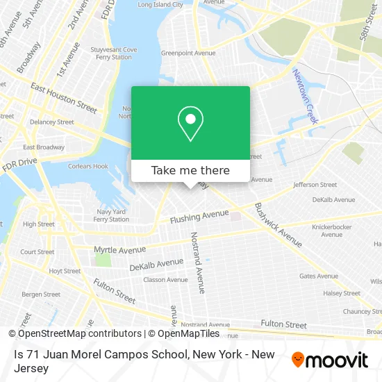 Is 71 Juan Morel Campos School map